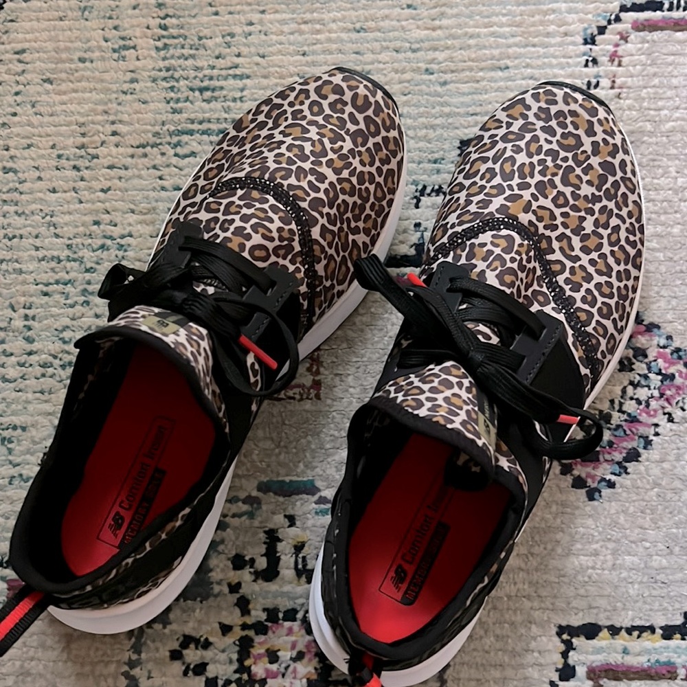 Like New New Balance Leopard Print Sneakers! 8.5
